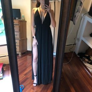 Brand New w/tags Black Maxi dress